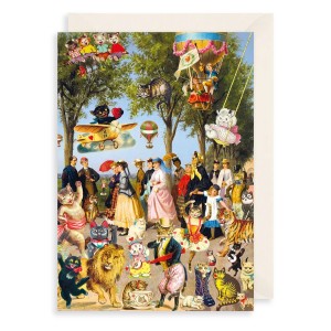 Поздравителна картичка "Ден на цирка"